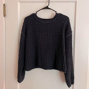 Navy Blue knit sweater